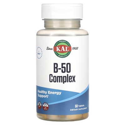 B-50 Complex, 50 Tablets