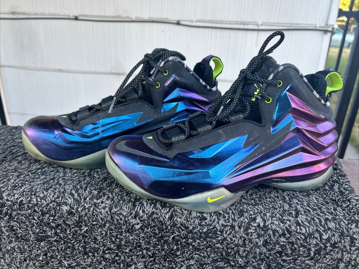 Size 7 Nike Chuck Posite Cave Purple Rare Excellent Condition Charles Barkley | eBay