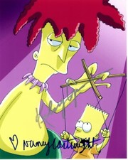 KELSEY GRAMMER and NANCY CARTWRIGHT signed autographed 8x10 THE SIMPSONS photo