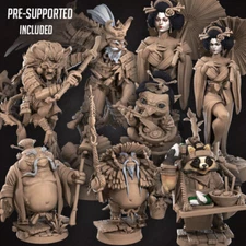 Bullet Town by Bite the Bullet | D&D | DnD | Miniature | Print on Demand