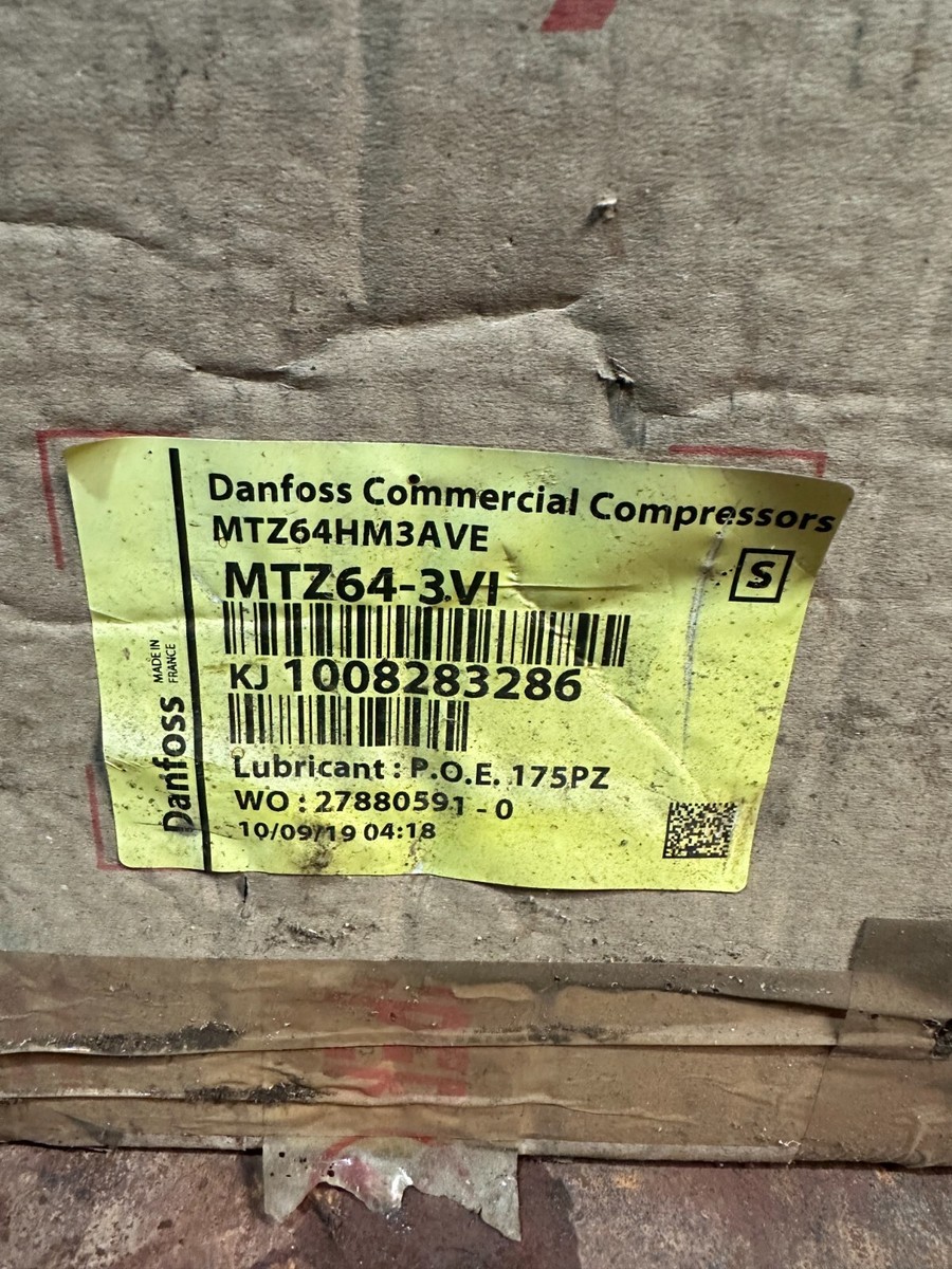 Danfoss Hermetic compressor MTZ64HM3AVE | eBay