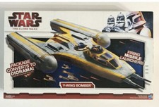RARE   STAR WARS THE CLONE WARS Y-WING BOMBER  FACTORY SEALED NEAR MINT SHAPE