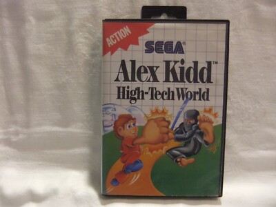 SEGA Master System Spiel - Alex Kidd in High-Tech World guter Zustand