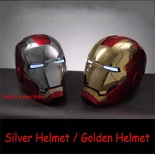 1:1 MK5 Voice-controlled Wearable AUTOKING Iron Man Helmet Cosplay Props US NOW