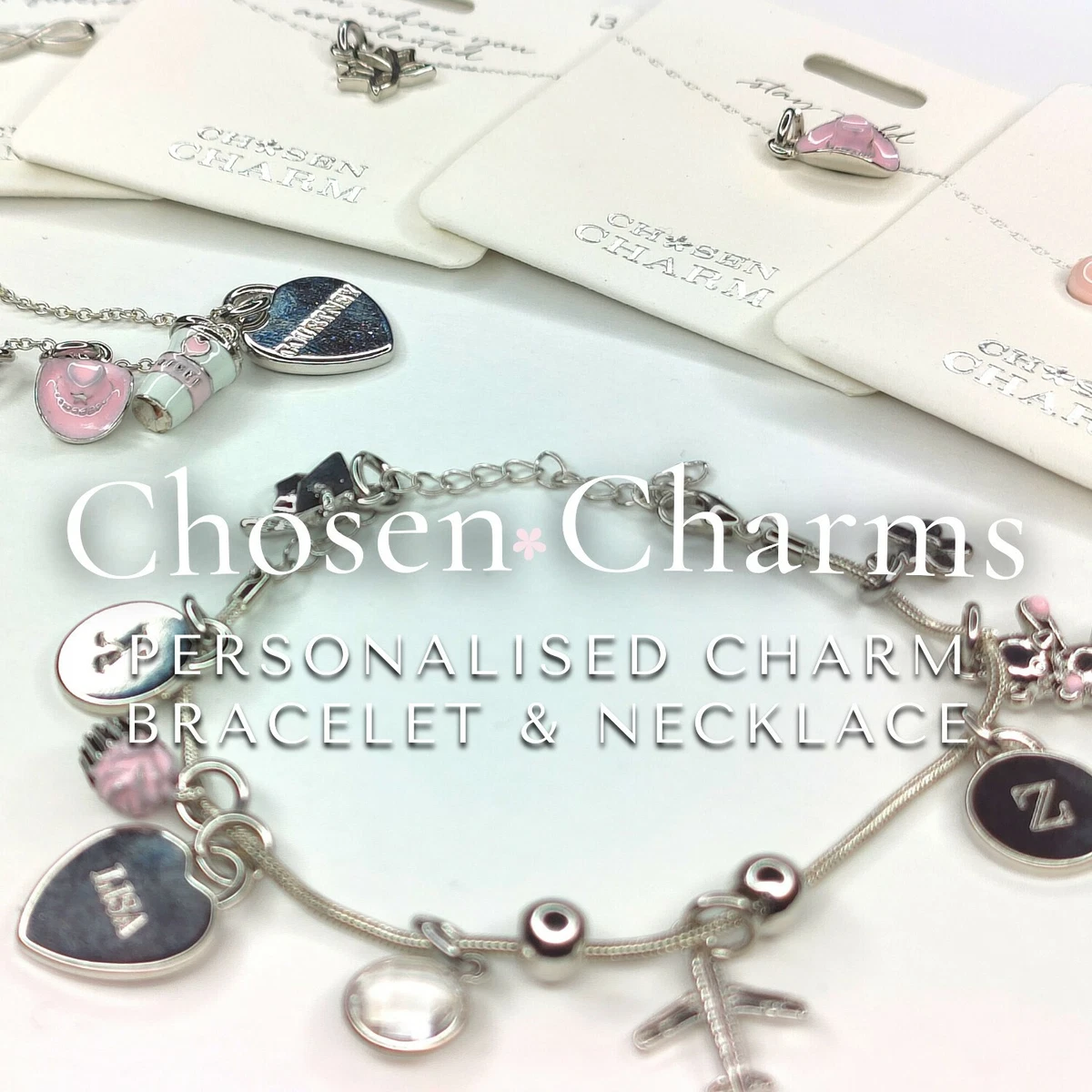 Charm Bracelet (Charms customizable)