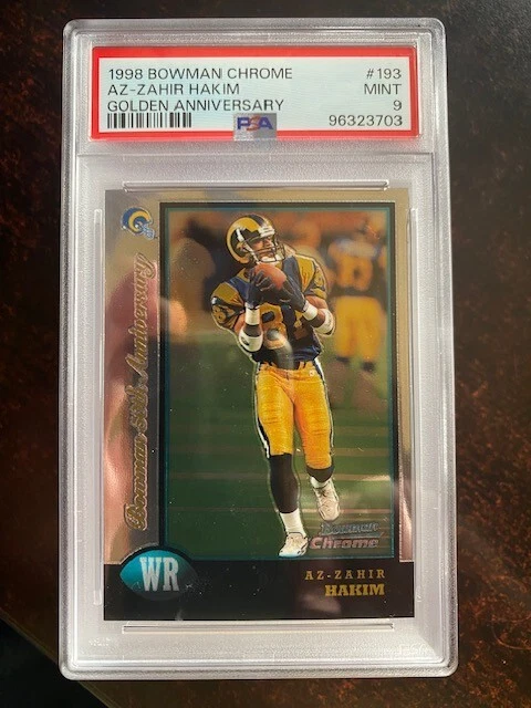 Az-Zahir Hakim Bowman Chrome #193 Golden Anniversary