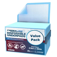 Disposable Underpads 23'' X 36'' Pee Pad ULTRA Absorbent Bed Incontinence Covers