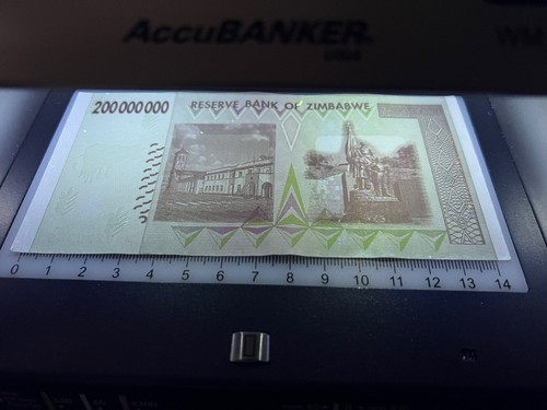 10x Zimbabwe 200 Million Dollar Bill Banknote Paper Money Currency -Pre Trillion - Picture 3 of 4