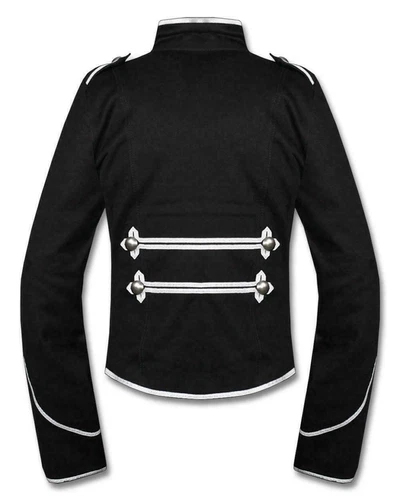 NEW My Chemical Romance Military Jacket black & white Emo Parade Cosplay Costume - Picture 4 of 7