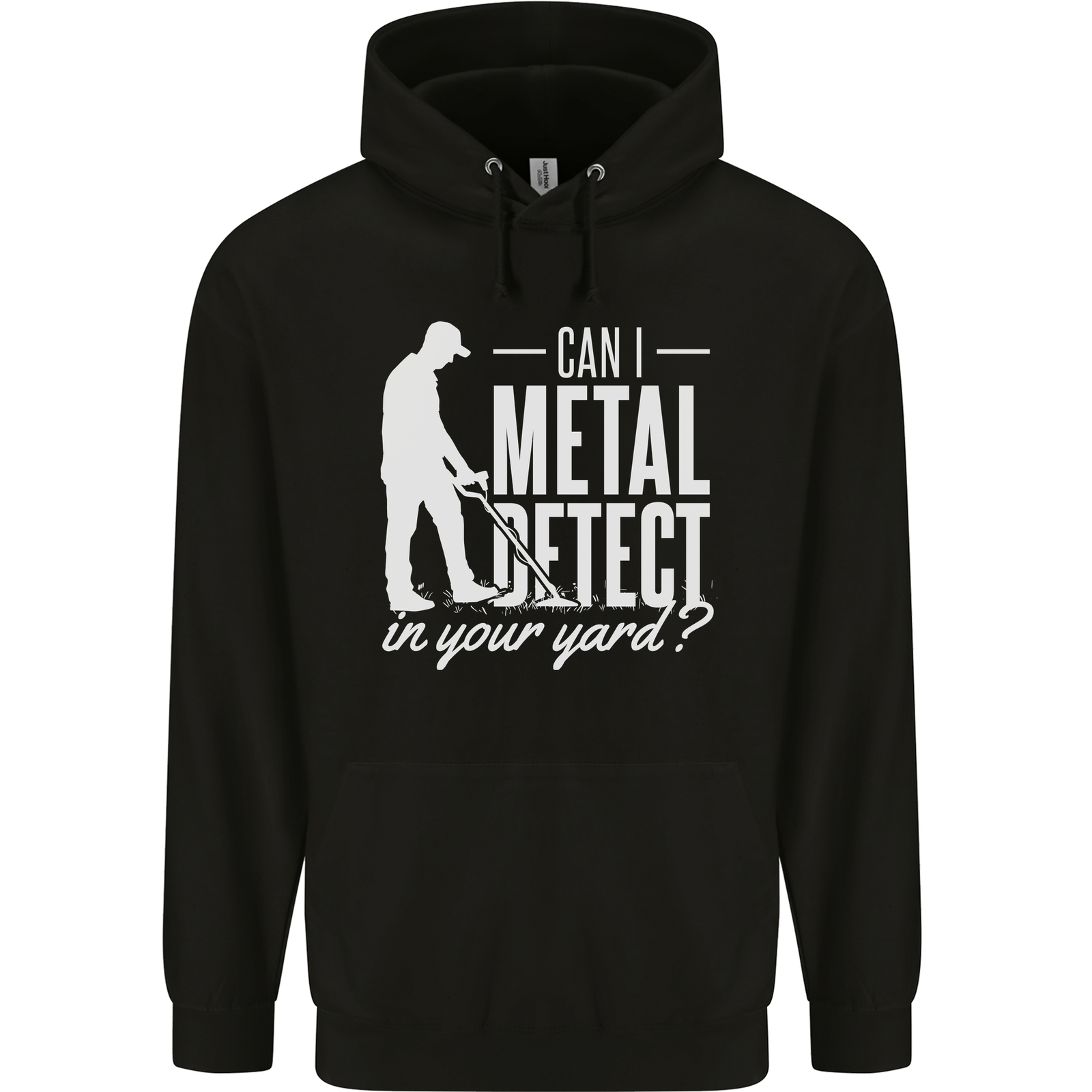 Metal Detecting Enthusiast 80% Cotton Hoodie for Men  