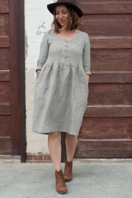 Sew Liberated Schnittmuster Hinterland Kleid Damen Größen 0-24