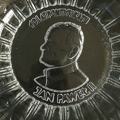 John Paul ll Glass /Crystal Bowl - Picture 7 of 10