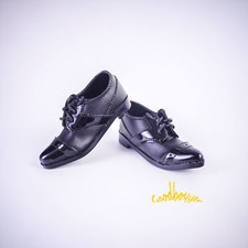 1/4MSD 1/3SD BJD Spliced Suit Shoes Black Pointed-toe Lace-up Ball Jointed Shoes