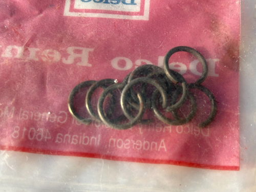 NOS Delco 1973-86 C/K10-30 1973-95 Blazer Starter Drive Stop Collar Rings Qty 2 - Picture 2 of 2
