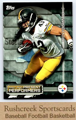 2015 Topps #PPP-PG Troy Polamalu / Joe Greene Past and Present Performers