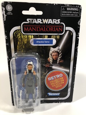 STAR WARS KENNER RETRO COLLECTION THE MANDALORIAN AHSOKA TANO 3 3/4'' FIGURE RARE