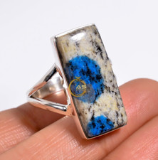 Natural K2 Jasper Ring 925 Sterling Silver Handmade Statement Boho Rings Jewelry