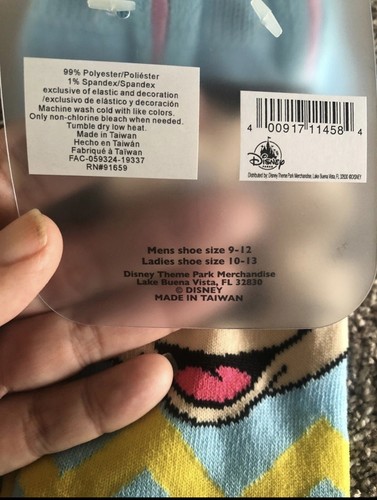 Disney Parks Hasenohren Mickey Maus Osterei Erwachsene Paar Unisex Socken Neu - Bild 2 von 2