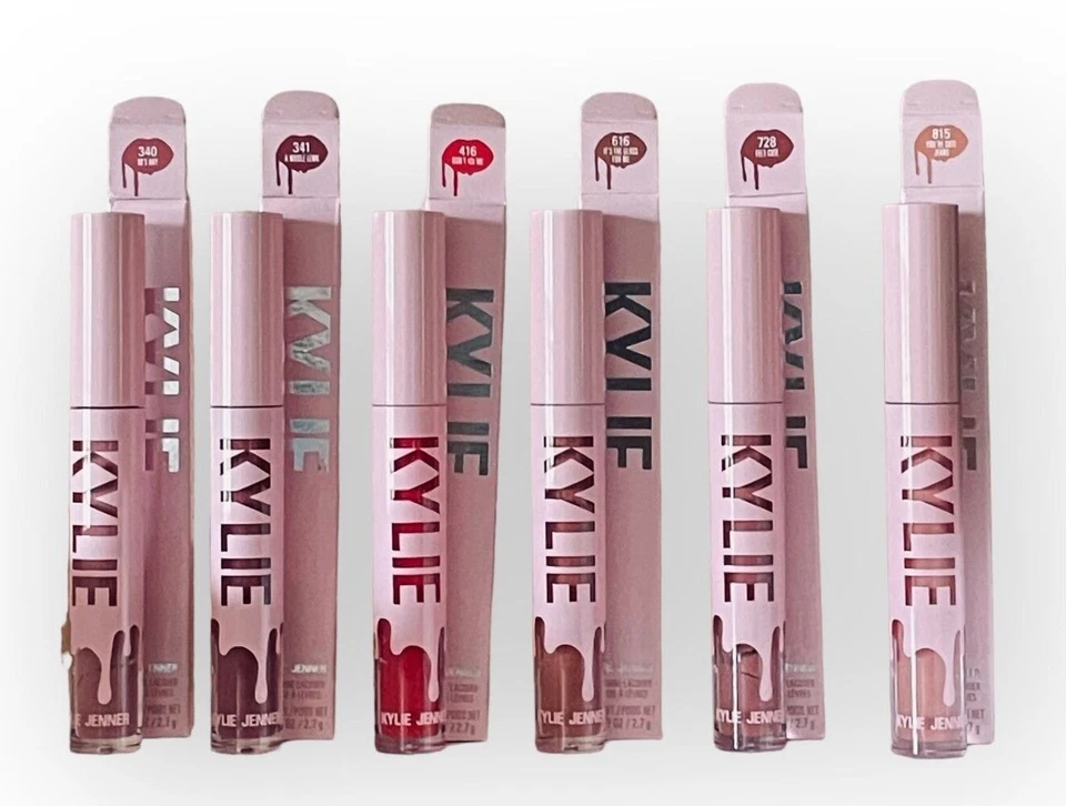 Kylie Jenner Laca Líquida Brillo Labial Tamaño Completo Elige Tono NUEVO EN CAJA Foto 2 de 3