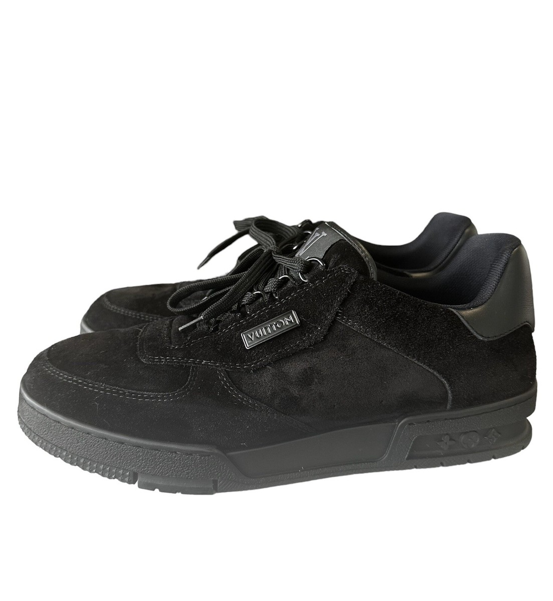 Louis Vuitton スニーカー ブラック スエード Louis Vuitton Authentic LV Trainers sneakers Black SIZE: LV 8.5