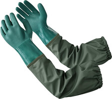 Chemical Resistant Gloves Long Rubber Gloves Long Waterproof Gloves and Heavy Du