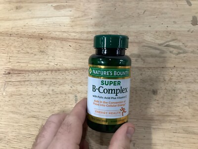 Nature's Bounty Super B Complex, Vitamin C & Folic Acid, 150 Tablets, Exp: 04/27