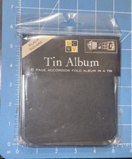 NEW DCWV TIN ALBUM BLACK Square 5.5" AL-009-00004