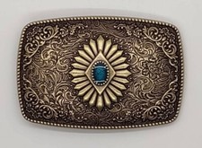 Western Style Brass Belt Buckle