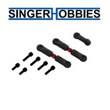 Arrma ARA340217 Aluminum Adjustable Steering Links Set B (2): MOJAVE GROM HH