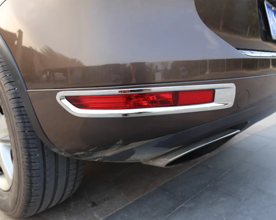 Cubierta de marco de luz antiniebla trasera de plástico ABS para Volkswagen Touareg 11-2018 Foto 4 de 4