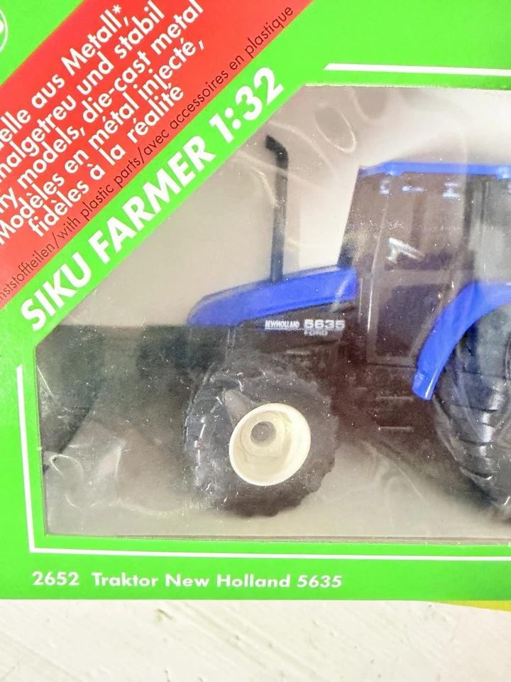 Siku Farmer 2652 Tracteur New Holland Métal 1:32 Neuf!!! - Photo 3/4