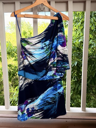Jessica Simpson Size S Multi-color Off Shoulder Mini Dress Going Out Cocktail