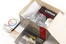 [Top MINT in Box] Canon AE-1 35mm SLR Film Camera Black FD 50mm F1.8 Lens  JAPAN