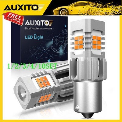 BA15S P21W Canbus No Error SMD 1156 Led Bright Turn Signal Light Amber 1~10Set
