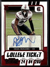 2021 Panini Contenders Draft Picks Israel Mukuamu HSC