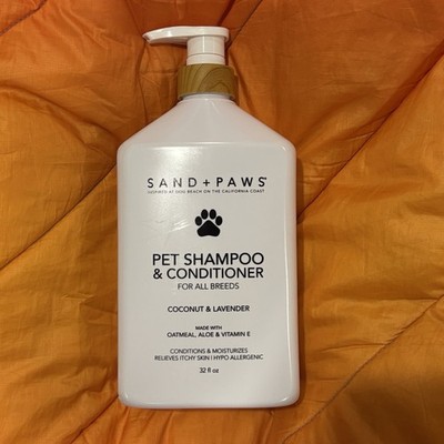 Sand + Paws ~ Coconut And Lavender Pet Shampoo & Conditioner 32 fl oz