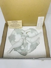 Crowning Touch Collection Heart Wreath Doves Japan Vintage 1980's ORIGINAL BOX