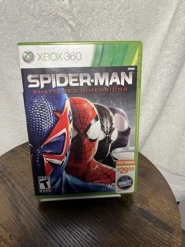 Spider-Man: Shattered Dimensions (Microsoft Xbox 360, 2010) Tested. Disc And Box