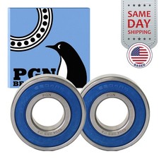  2 6204-2RS Premium Rubber Seal Ball Bearing C3 EMQ, 20x47x14, 6204 2RS 6204rs