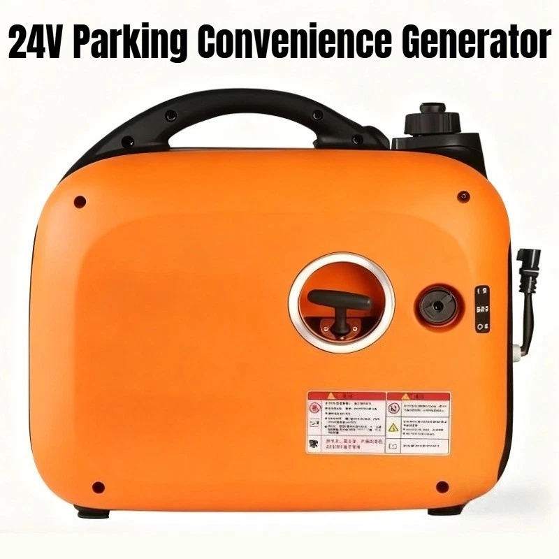 3000W 24V Parking Air Conditioner Automatic Gasoline Generator Remote Start New - Image 2 of 4
