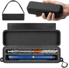 Diabetic Supplies Travel Case EVA Hard Shell Holder Organizer for Insulin Pen