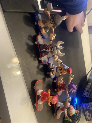 Vintage Tech Deck Dudes Lot of  6 with Skateboards Early 2000s