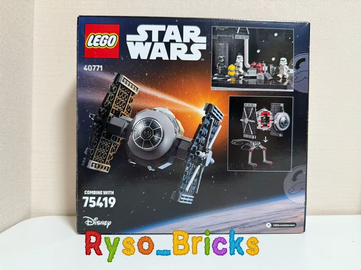 LEGO 40771 TIE Fighter™ with Imperial Hangar Rack – IN HAND | eBay