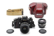 2Lens[Exc+5] Nikon F3 Eye Level SLR Film Camera Ai 50mm F1.4 36-72mm F3.5  JAPAN
