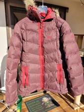 Jack Wolfskin Damen Daunen Jacke Gr M Bordeaux Wie Neu