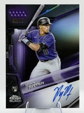 2026 Topps Chrome Black Ryan Ritter Purple Refractor Auto #/75 #CBA-RRI Rookie
