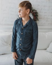 NWT Cheeky Plum Holiday Pajamas Holly Jolly Boy's Size 8Y