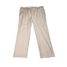 NWT Lauren Ralph Lauren Mens Dress Pants Tan 44W x 32L NUNEPCPY0677 Flat Front