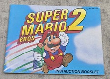 Super Mario Bros. 2 Instruction Manual Booklet Only Nintendo Nes Authentic