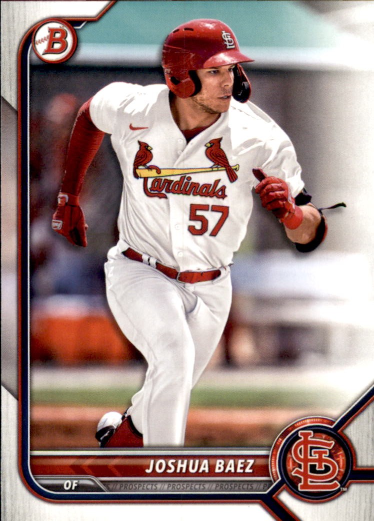 JOSHUA BAEZ 2022 Bowman Draft Baseball Pre Rookie Card #BD76 St. Louis Cardinals